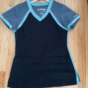 Greys Anatomy Scrub top 3-Pocket Colour Block